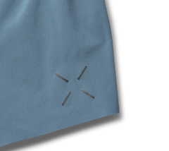 Ten Thousands interval shorts admiral blue  logo op broek
