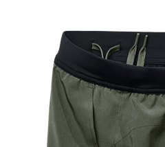 Ten Thousand Interval shorts OD Green broeksband